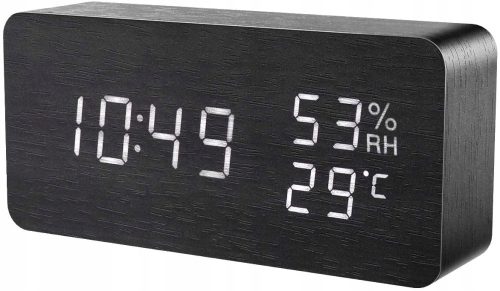 Uhr für zu Hause Rechteckige Uhr, 15 cm, digitales Zifferblatt