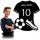  Durchbrochene Malerei, Wanddekoration, Fußballspieler-T-Shirt mit Namen, Raumdekoration