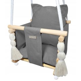    SCHAUKEL FÜR KINDER für Zuhause für ein Kinderzimmer ALS GESCHENK Kicia Szara