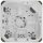 Whirlpool, Garten-Whirlpool Starres quadratisches Hydromassagebecken, 1950 l