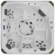 Whirlpool, Garten-Whirlpool Starres quadratisches Hydromassagebecken, 1950 l