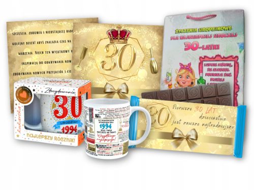  Geschenkset zum 30. Geburtstag für Schwester, Freundin, Frau, GESCHENK