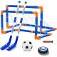 HOVER Fußball-HOCKEY-Spielset für KINDER + Goals Sticks Disc
