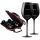 Gläser und Tassen Divinto Who Cares Rotweingläser schwarz 750ml 2 Stk.