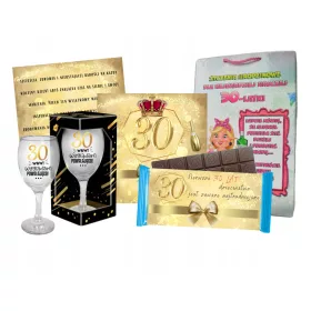    Ein einzigartiges Souvenir für Ihren 30. GEBURTSTAG, Glas, Wünsche, Handtasche