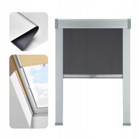   Verdunkelungs-Dachfensterrollo für FAKRO Fenster 94x118 - Thermisch Isoliert