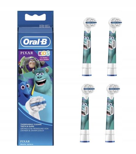  Original Oral-B Pixar Kinderzahnbürstenkopf (4 Stk.)