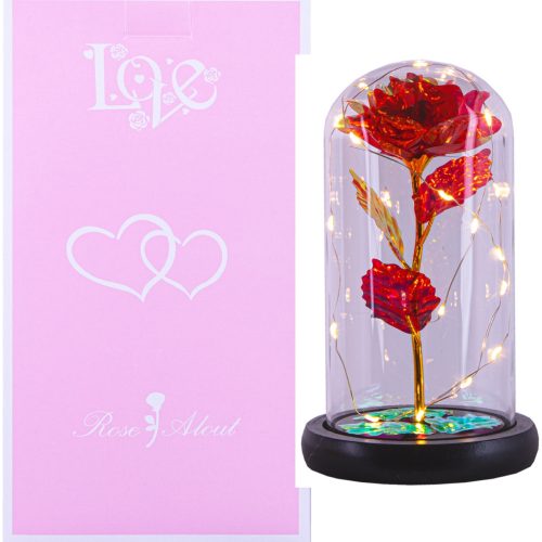 Blumen und Blumenkästen zum Valentinstag Norimpex ewige Rose 20 cm