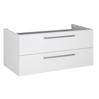 Weißer Hängeschrank Zet, 100 cm x 39 cm, für ein Waschbecken oder eine Arbeitsplatte