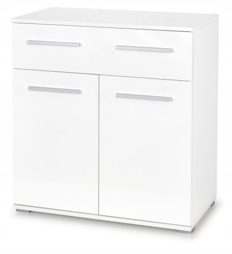  Halmar LIMA Kommode 77 x 40 x 82 cm weiß glänzend