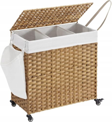 Wäschekörbe und -behälter Freistehender Wäschekorb Top Art, 140l, Braun- und Beigetöne
