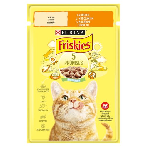 Purina Friskies Hühnerbeutel FÜR Katzen 26x 85G