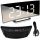  CoolStaff Wecker, Schwarz, Silber, 17 cm