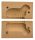 Lammform Butterform LAMM 7 x 13 cm + Messer Holzmesser zum Verteilen von Butter und Schmalz