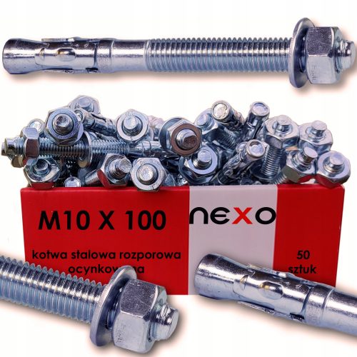 EXPRESS-STAHLANKER IN BETON M10x100 50 RINGSTÜCK