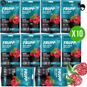   CELİKOFRUPP Gefriergetrocknete Himbeeren 10x15g - Vegan, Glutenfrei