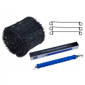   Ösenbindedraht 1,4 mm 14 cm 1000 Stück + Automatikschlüssel PREMIUM+