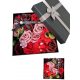 Seifenblumen-Rosen in einer Blumenschachtel-Geschenkbox
