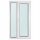 PVC-Balkonfenster 1300x2300, weiß, mit Kippfunktion