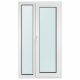 PVC-Balkonfenster 1300x2300, weiß, mit Kippfunktion