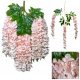  12x WISTERIA WISTERY PREMIUM XXL künstliche dichte Blumengirlande Hochzeit