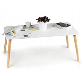    ModernHome Couchtisch Rechteckige Wohnzimmertische 103 x 53 x 42 cm weiß