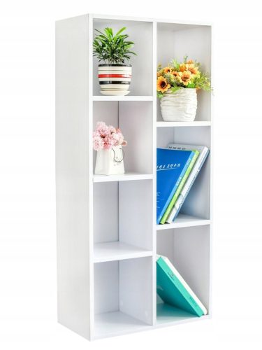  ModernHome Bücherregal Regale 50 x 106 x 24 cm weiß
