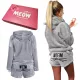  WARMES ZWEITEILIGES PYJAMA-MEOW-SWEATSHIRT AUS PLÜSCH FÜR DAMEN FÜR DEN FRAUENTAG M