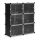  ModernHome Schuhschrank 84,5 x 94 x 31,5 cm schwarz