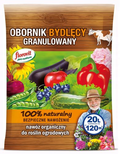 Florovit Pro Natura Rinderdung Dünger 20L - 100% natürlicher Herkunft