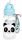  Rex London Wasserflasche mit Panda-Strohhalm