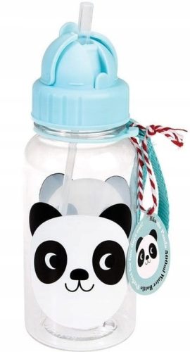  Rex London Wasserflasche mit Panda-Strohhalm