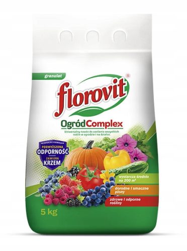 Florovit Garten Complex – Innovativer Dünger für Obstbäume, Gemüse und Zierpflanzen