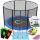 Trampoline - Carruzzo Trampolin mit Netz 315 cm FT 10 (304-312 cm)
