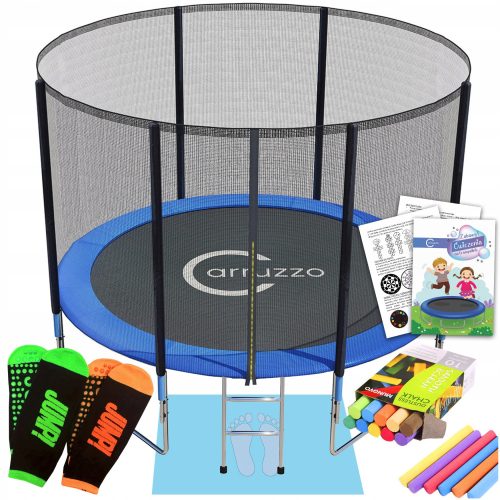 Trampoline - Carruzzo Trampolin mit Netz 315 cm FT 10 (304-312 cm)