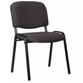 ISO Stuhl, Konferenz, stapelbar, schwarz