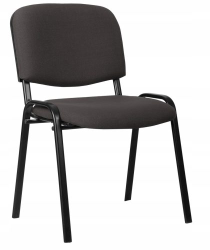 ISO Stuhl, Konferenz, stapelbar, schwarz