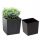  Blumentopf Lamela 25 cm x 25 x 25,5 cm Durchmesser 25 cm Kunststoff schwarz