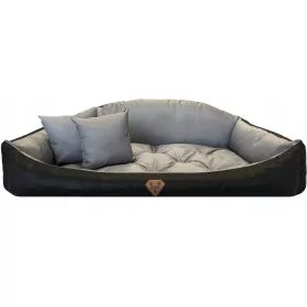  Graues wasserdichtes Bett, Hundebett, Laufstall, 115x95 cm