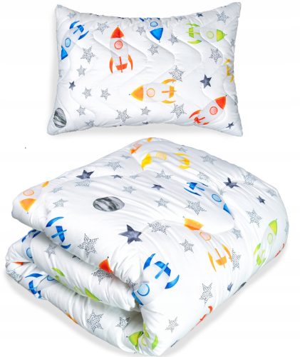  KINDERSET 100x135 40x60 DECKENKISSEN MIT AUFDRUCK POLNISCHES PRODUKT