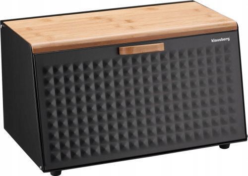 Brotkasten Klausberg DIAMOND einteiliger Rucksack, schwarzer Stahl