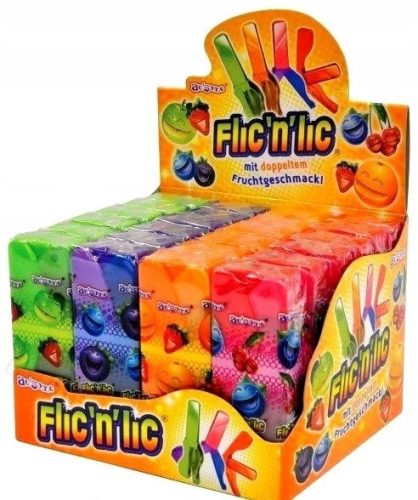 Flic'n Lic Fruchtgeschmack Lutscher mit Vitamin C - 24 Stück