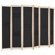 Paravent VidaXL 6-Panel-Bildschirm 248186 schwarz 170x240