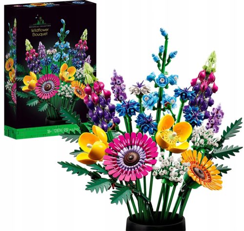  BLÖCKE-SET - BLUMENSTRAUß DIY HÜBSCH ALS GESCHENK 939-tlg