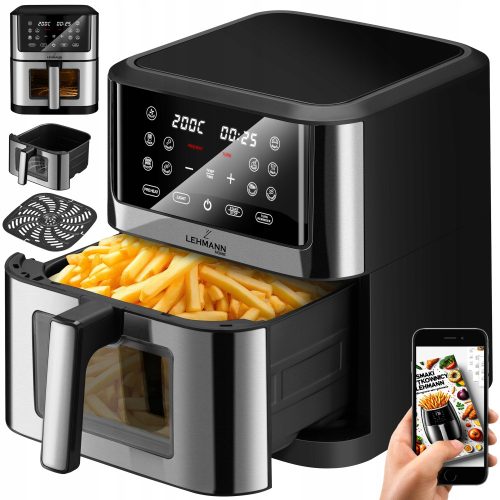  Lehmann LHODF-1880B fettfreie Fritteuse 1800 W 8 l