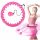  Hula-Hoop-Reifen mit Noppen, 50 cm, rosa und lila