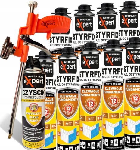 9× Construction Expert Styroporkleber 750 ml + 2 weitere Produkte