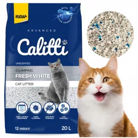  CALITTI Fresh White Bentonit Katzenstreu 20L
