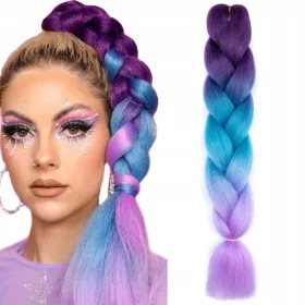    SYNTHETISCHES KÜNSTLICHES HAAR FÜR BOXING BRAIDS OMBRE BLONDE EXTENSIONS C15