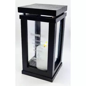  LAMPION / DOMINO / HARZ / SCHWARZ / 1 STÜCK